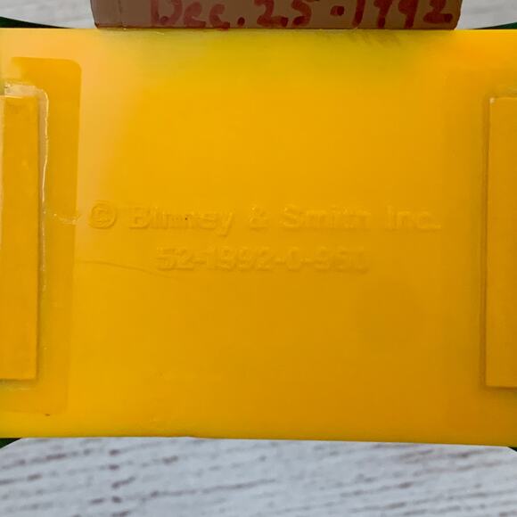 Vintage Crayola Teddy Bear Christmas Tree Ornament by Binney & Smith Inc. 1992 - Picture 7 of 13